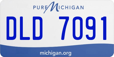 MI license plate DLD7091