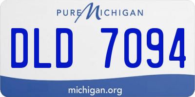 MI license plate DLD7094