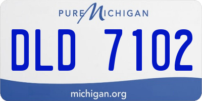 MI license plate DLD7102