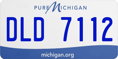 MI license plate DLD7112