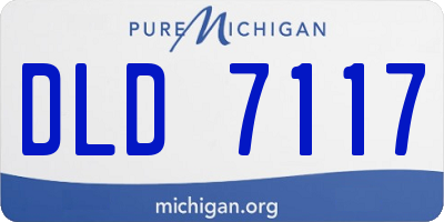 MI license plate DLD7117