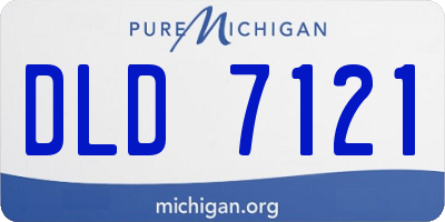 MI license plate DLD7121