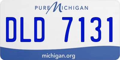 MI license plate DLD7131