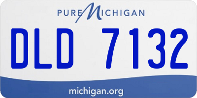 MI license plate DLD7132