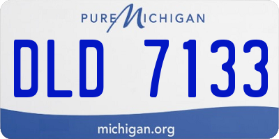 MI license plate DLD7133