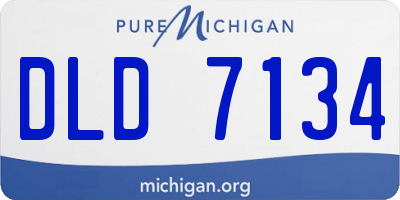 MI license plate DLD7134