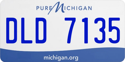 MI license plate DLD7135