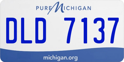 MI license plate DLD7137