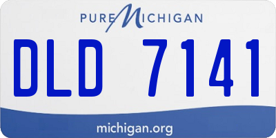 MI license plate DLD7141
