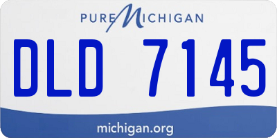 MI license plate DLD7145