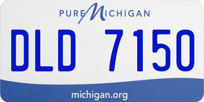 MI license plate DLD7150