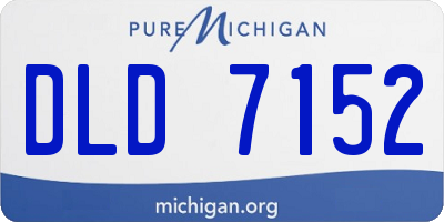 MI license plate DLD7152