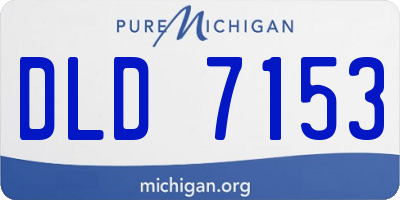 MI license plate DLD7153