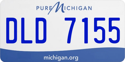 MI license plate DLD7155