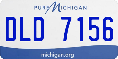 MI license plate DLD7156