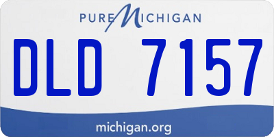 MI license plate DLD7157