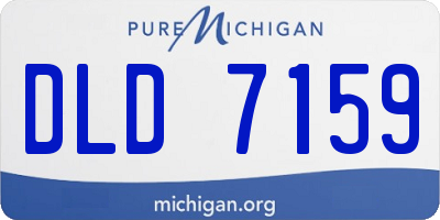 MI license plate DLD7159