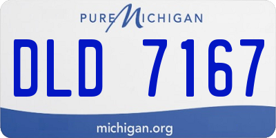 MI license plate DLD7167