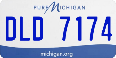 MI license plate DLD7174
