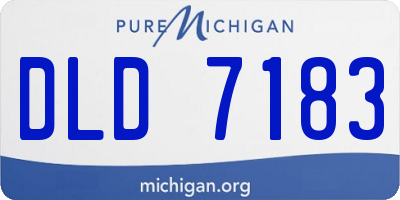 MI license plate DLD7183