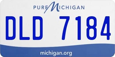 MI license plate DLD7184