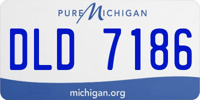 MI license plate DLD7186