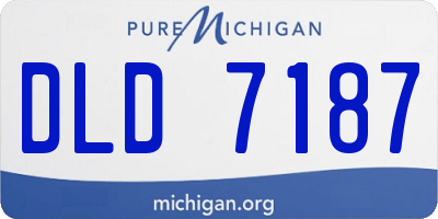 MI license plate DLD7187