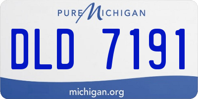 MI license plate DLD7191
