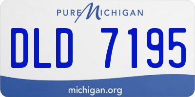 MI license plate DLD7195