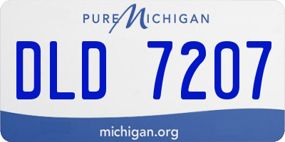 MI license plate DLD7207