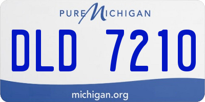 MI license plate DLD7210