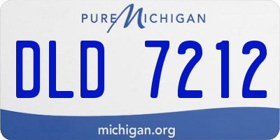 MI license plate DLD7212