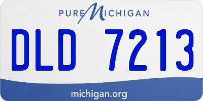 MI license plate DLD7213