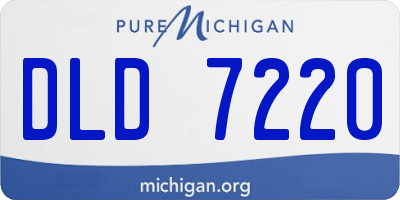 MI license plate DLD7220