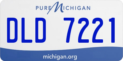 MI license plate DLD7221