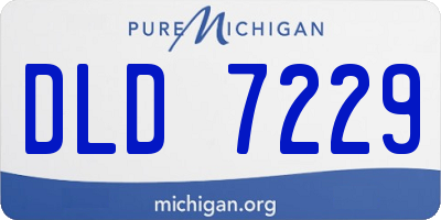 MI license plate DLD7229