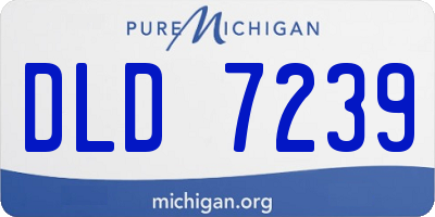 MI license plate DLD7239
