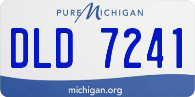MI license plate DLD7241