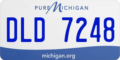 MI license plate DLD7248