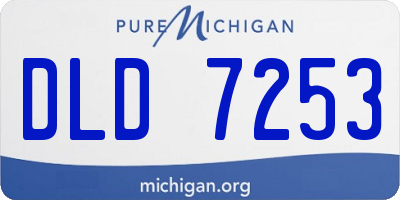 MI license plate DLD7253