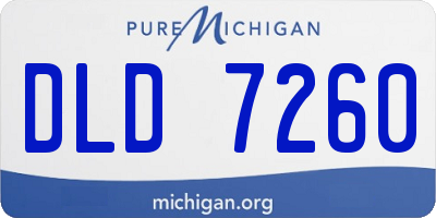 MI license plate DLD7260