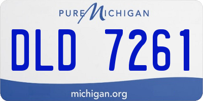 MI license plate DLD7261