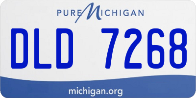 MI license plate DLD7268