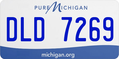 MI license plate DLD7269