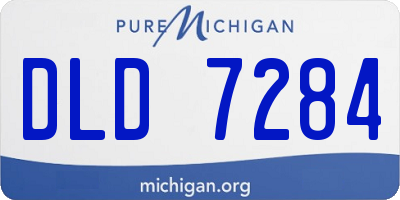 MI license plate DLD7284