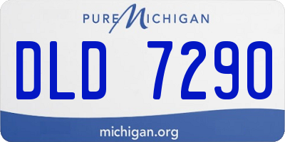 MI license plate DLD7290