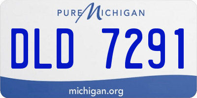 MI license plate DLD7291