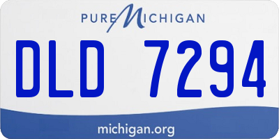 MI license plate DLD7294