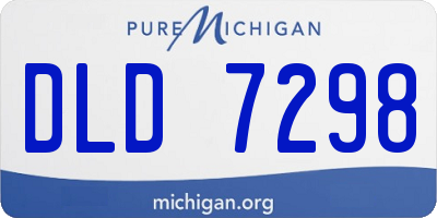 MI license plate DLD7298