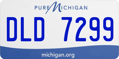 MI license plate DLD7299